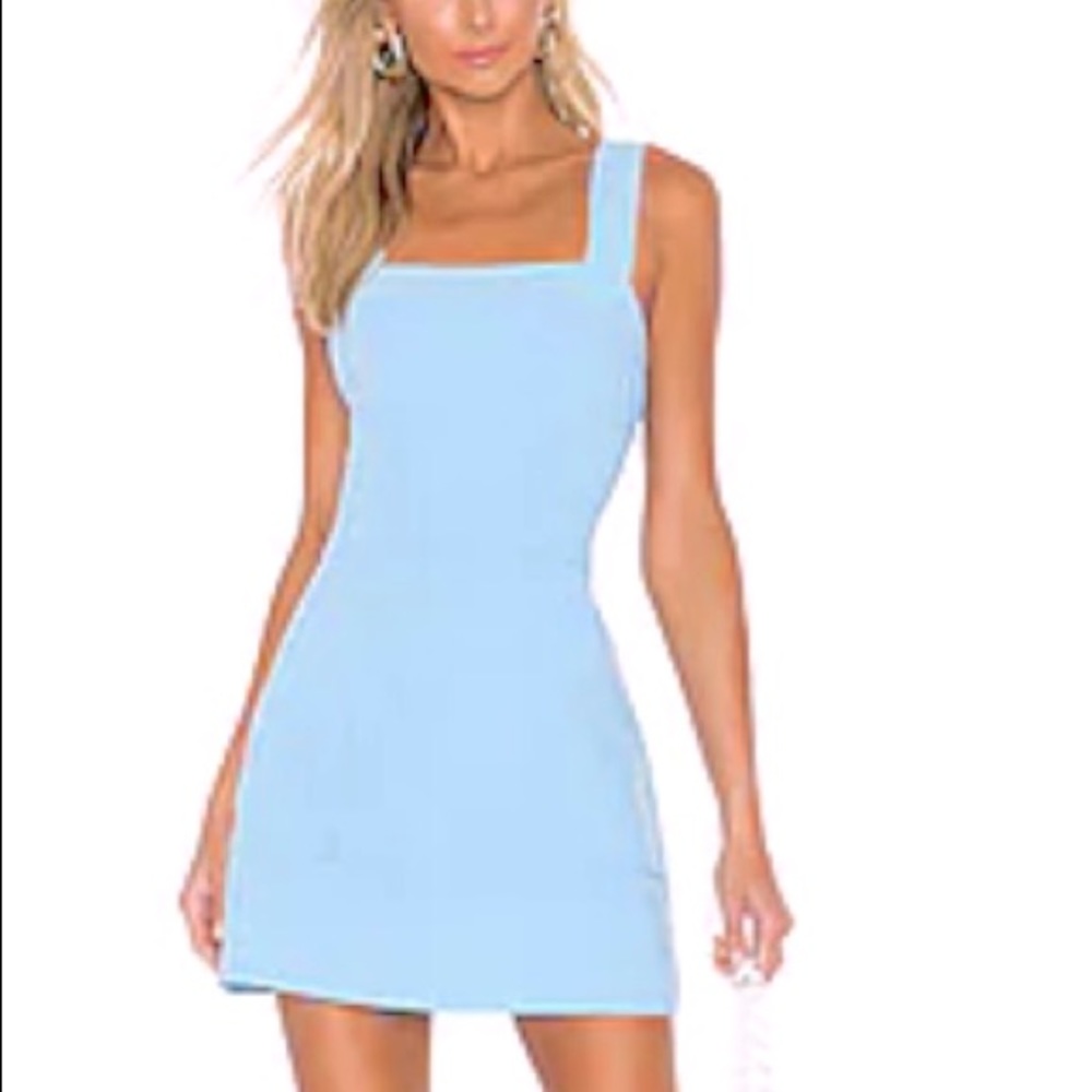 Revolve Baby Blue Mini Dress